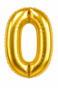 Globo Número Foil 16"