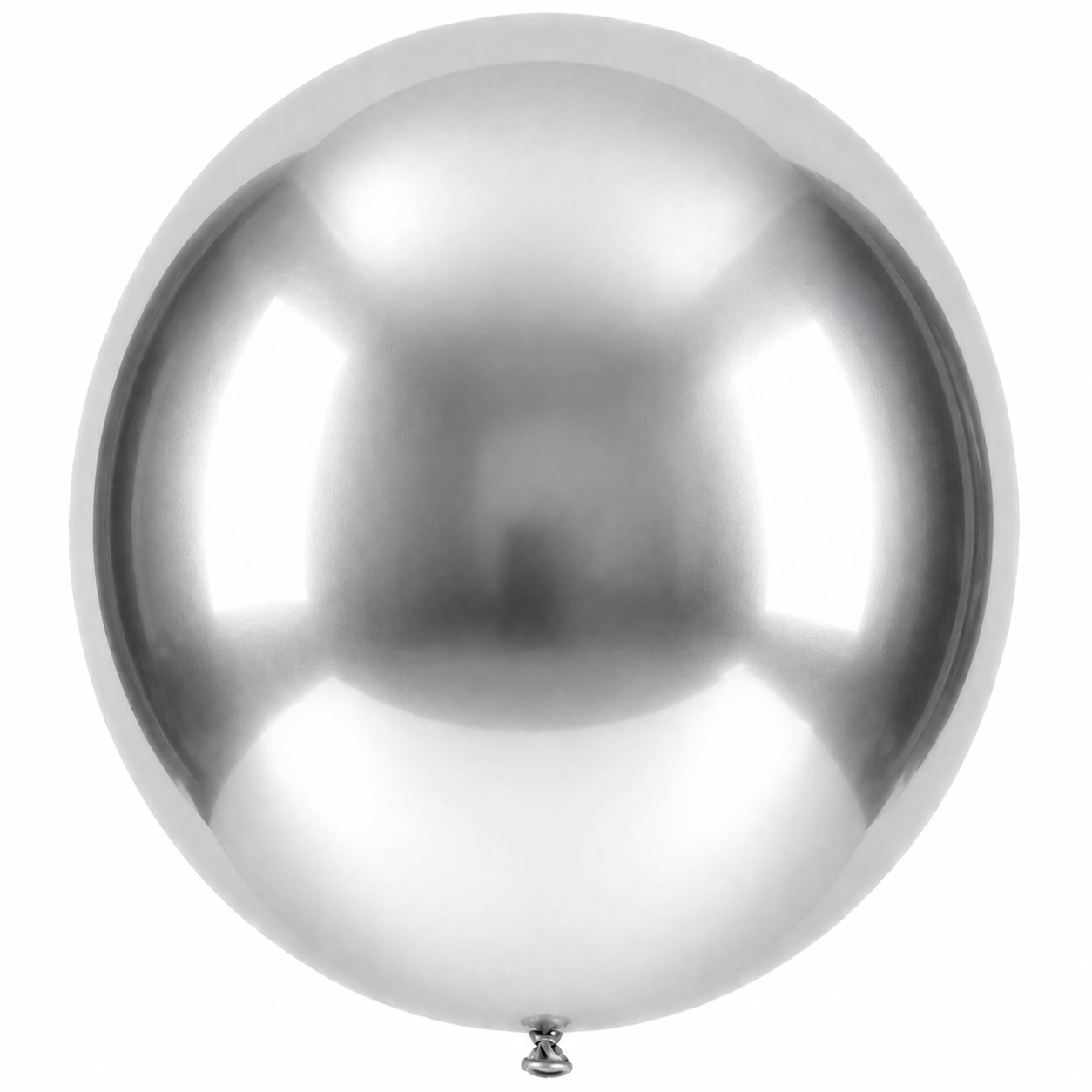 Globo de látex 24" Plateado