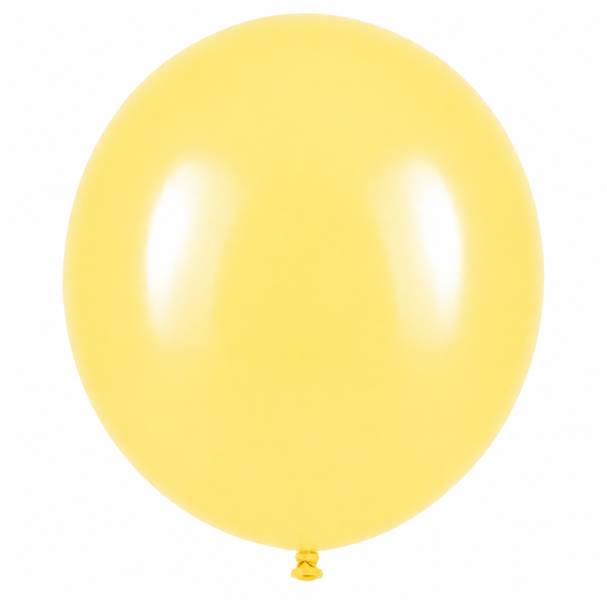 Globo de látex 12" amarillo pastel