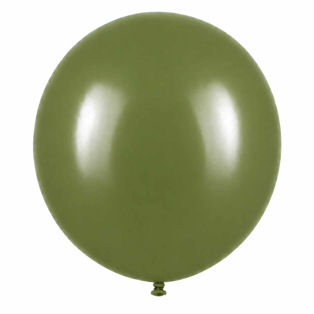 Globo de látex 5" verde oliva