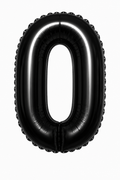 Globo Número Foil 40" – Negro