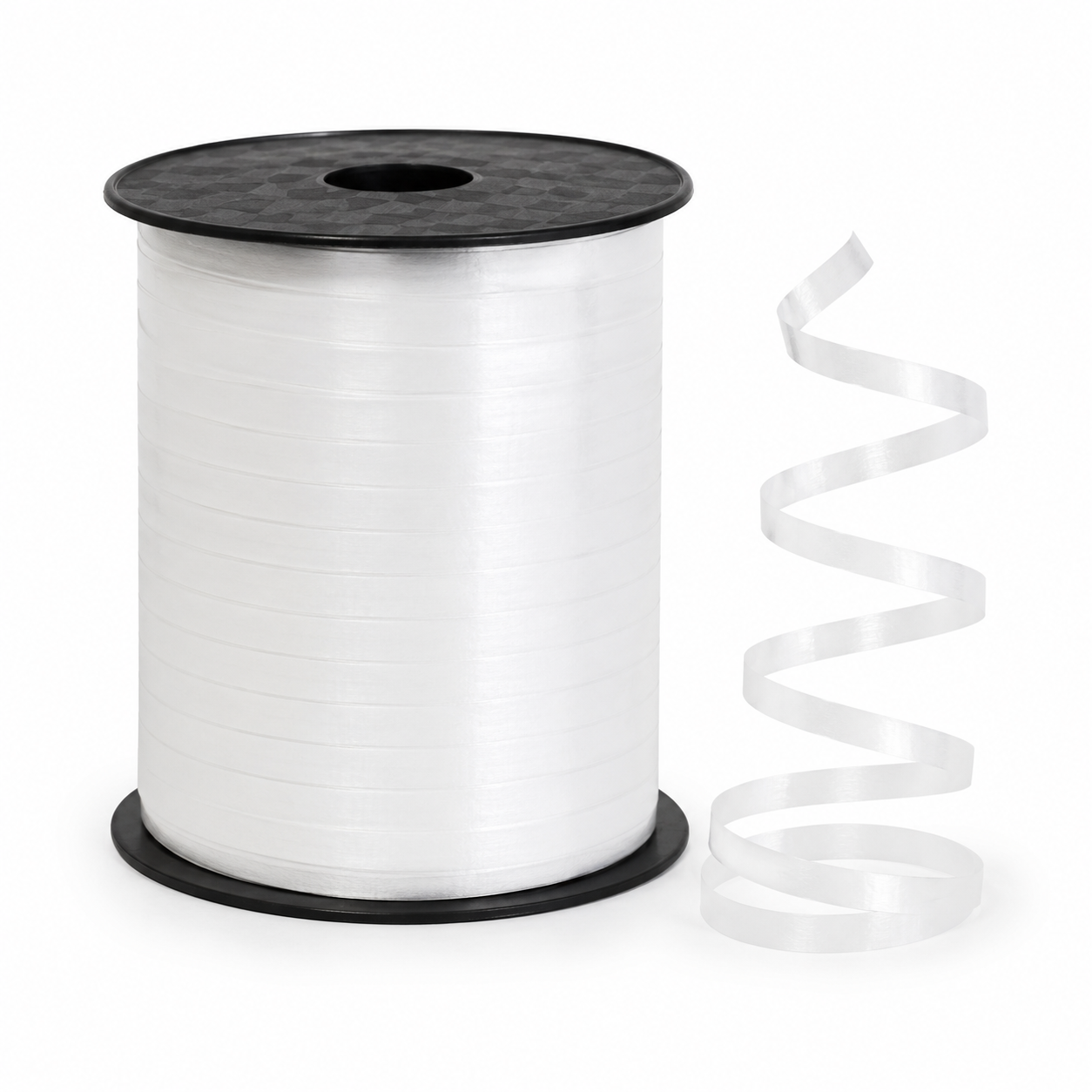 Cinta curling 500 yardas blanco