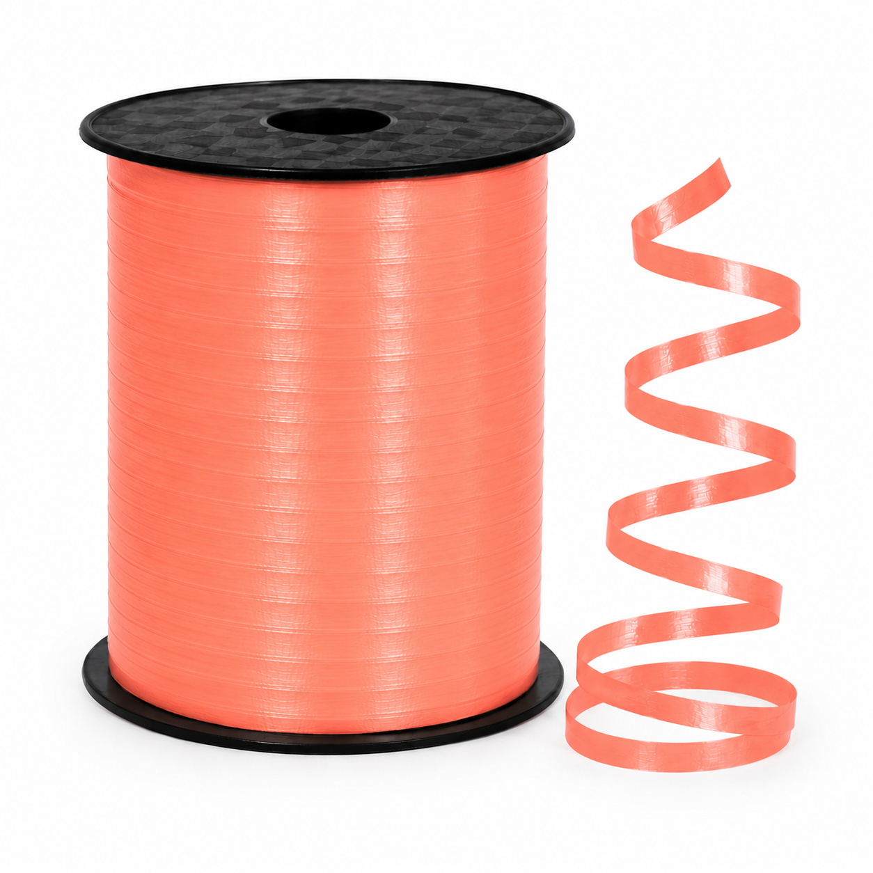 Cinta curling 500 yardas coral