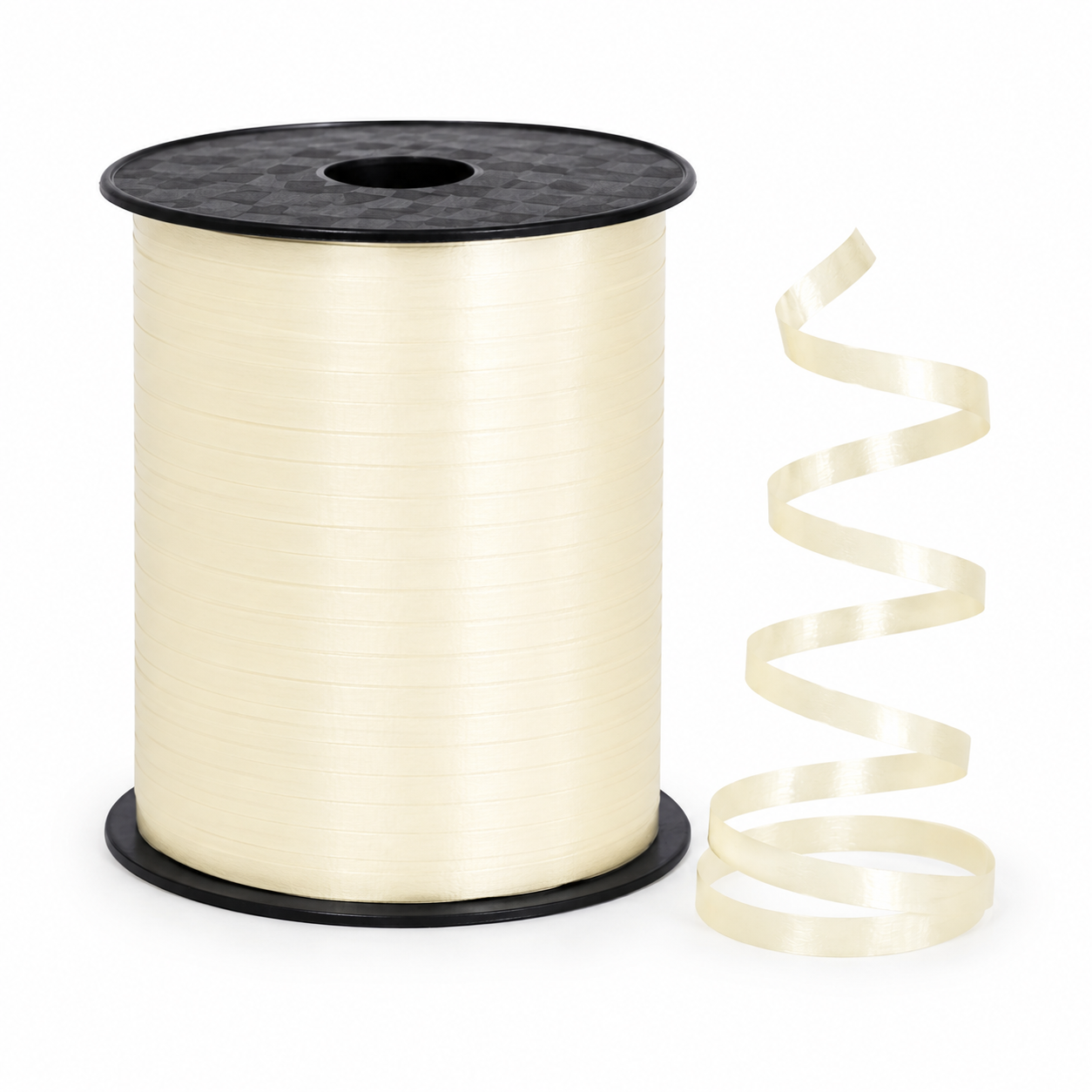 Cinta curling 500 yardas ivory