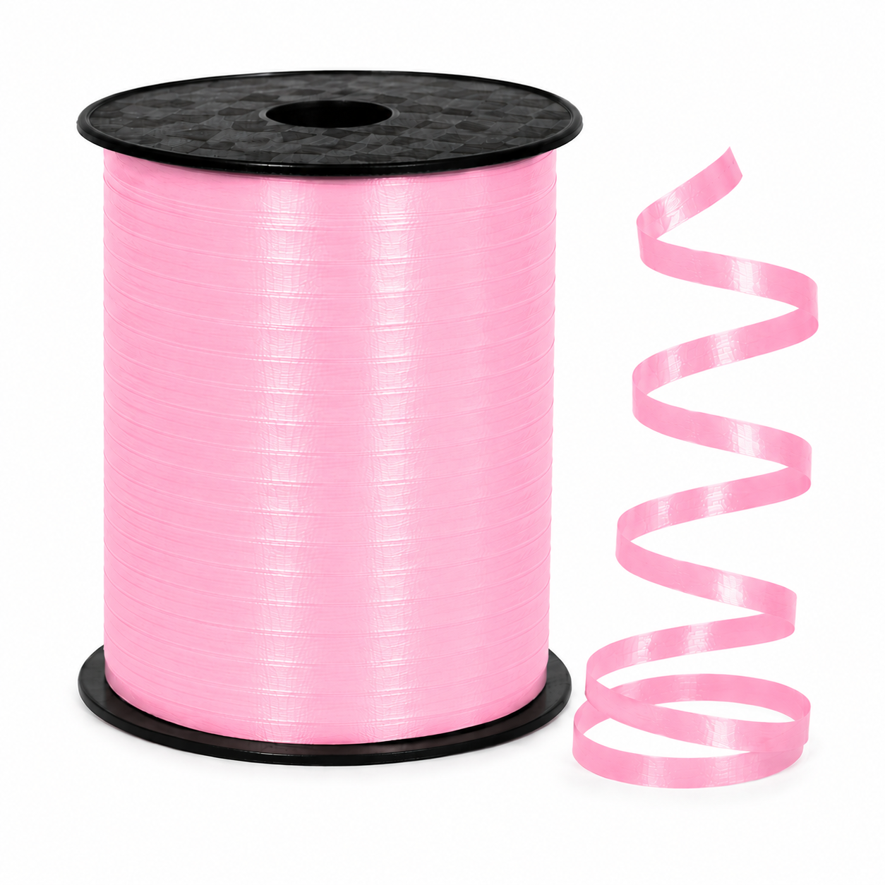 Cinta curling 500 yardas rosa pastel