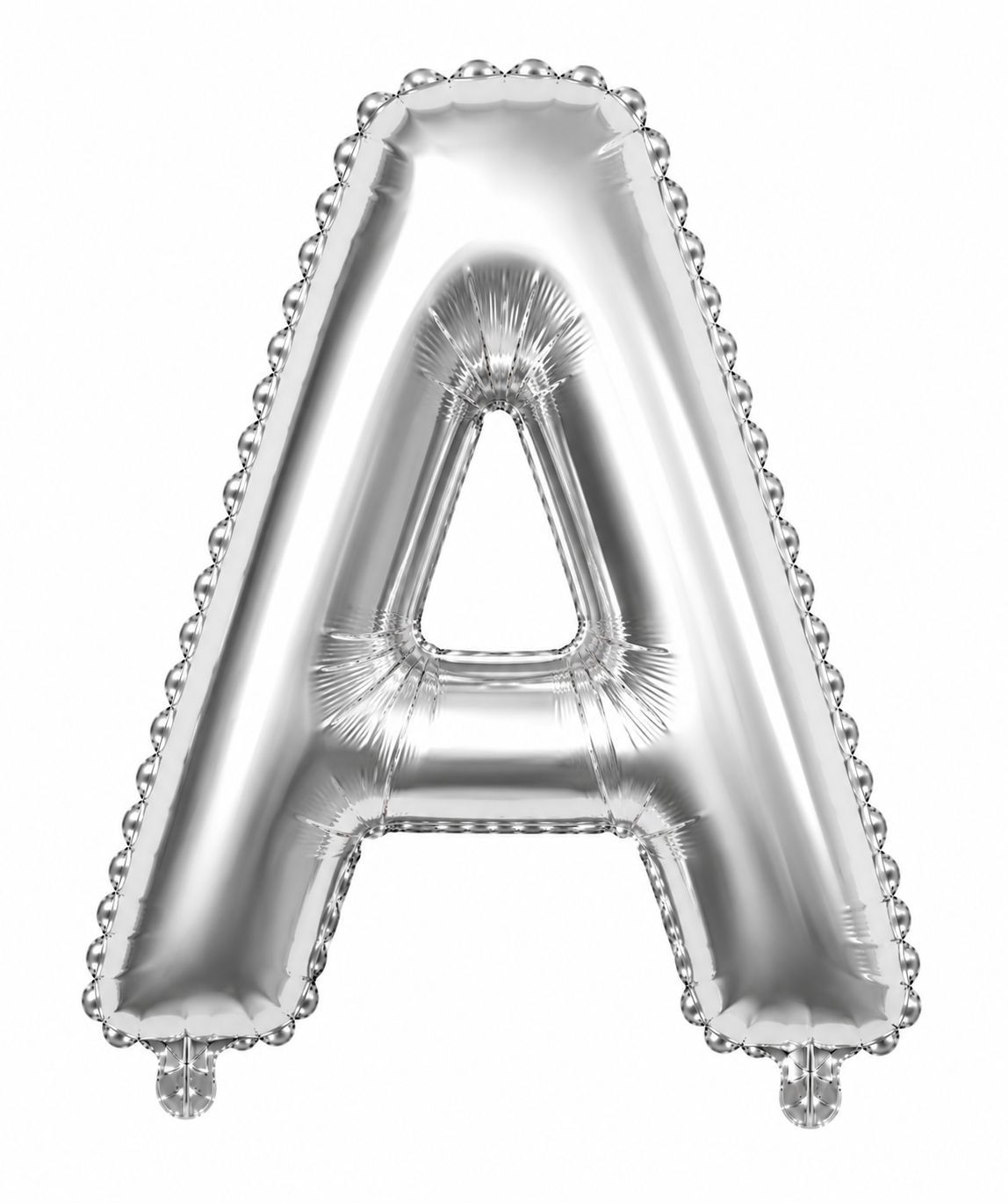 Globo letra A plata 32 pulgadas