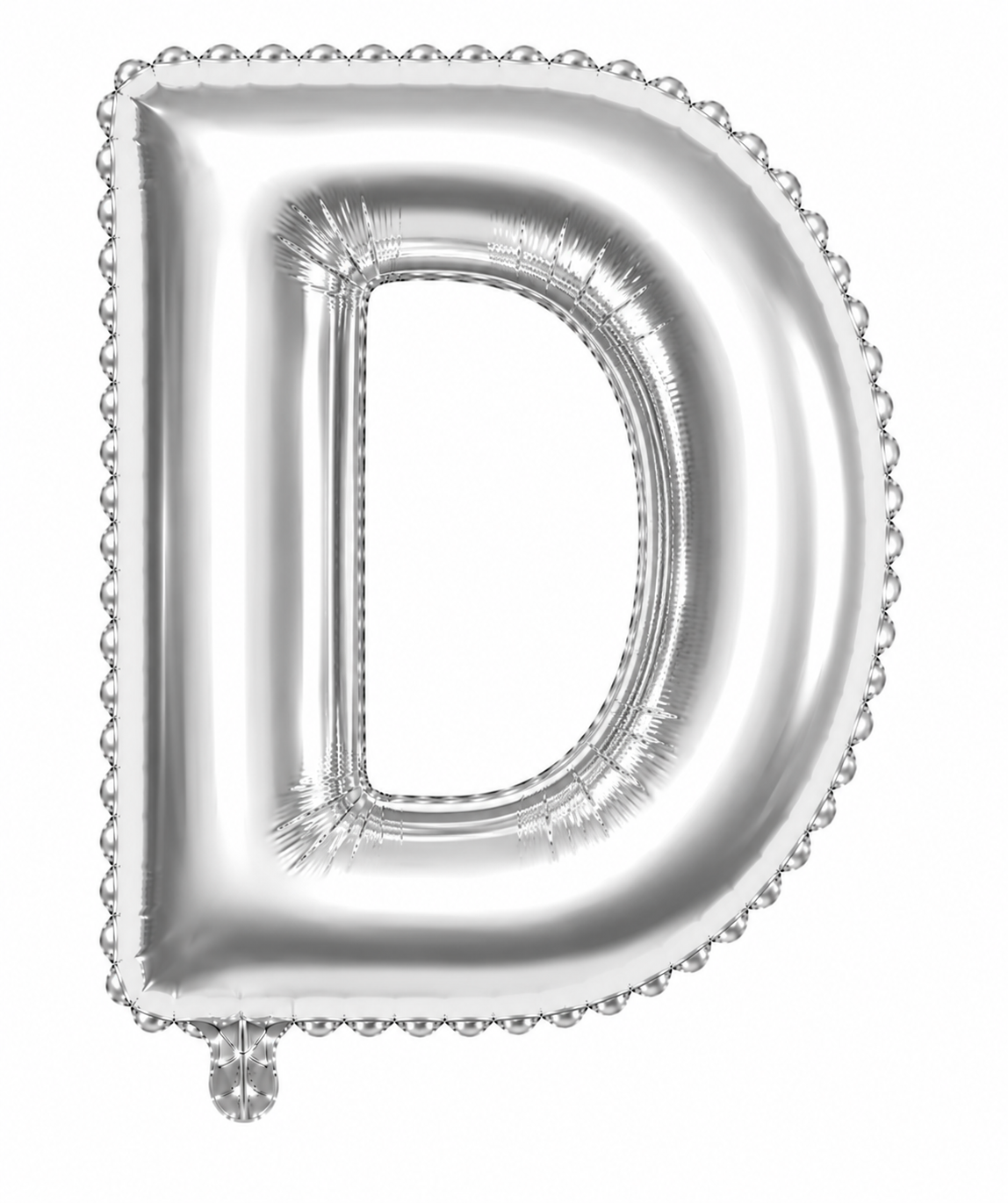 Globo letra D plata 32 pulgadas