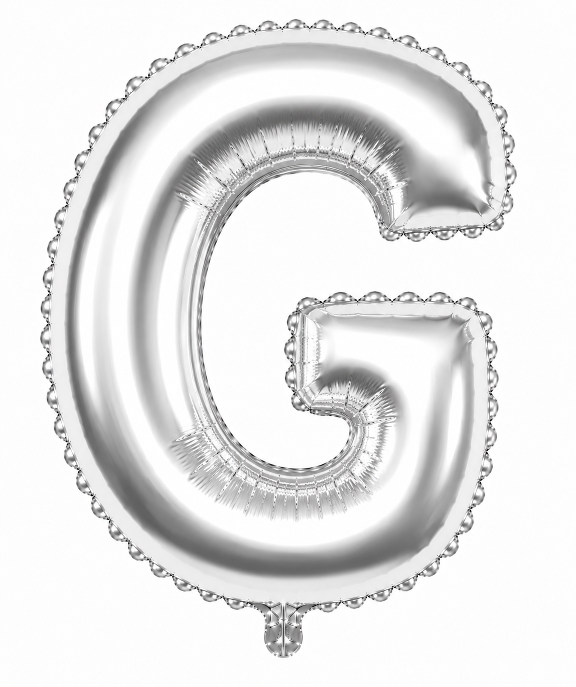 Globo letra G plata 32 pulgadas